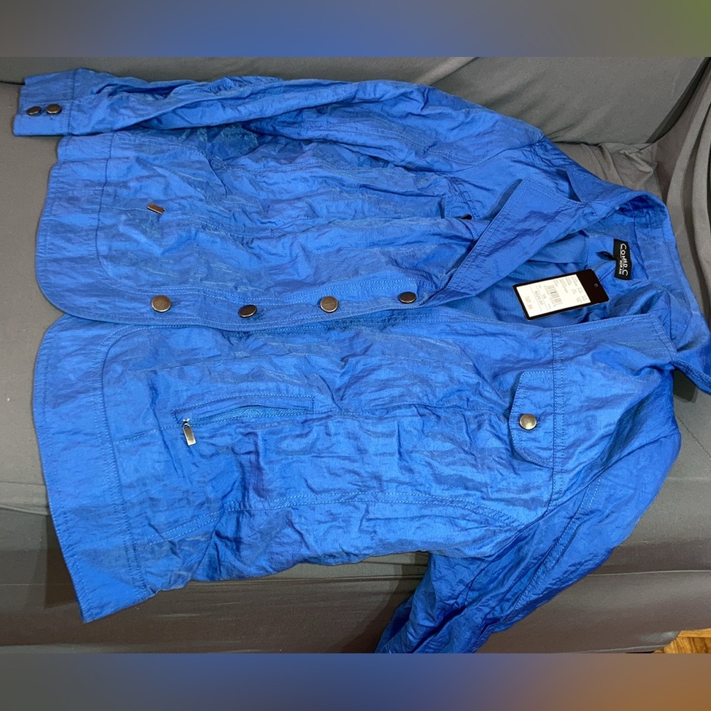 Conrad C Woman Blue Jacket Size 18